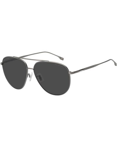 BOSS 1296/f/s M9 0r80 Aviator Polarized Sunglasses - Black