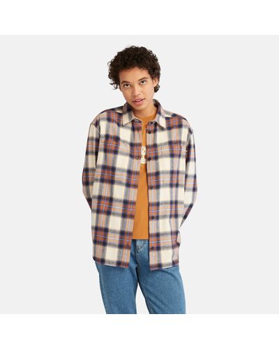 Timberland Flannel Overshirt - Brown