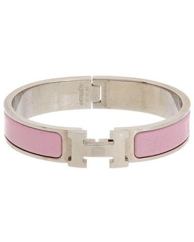 Pink Enamel Bangle Bracelet (Authentic Pre-Owned)