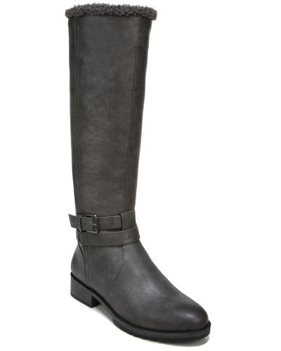 Naturalizer Garrison Cozy Belted Tall Knee-high Boots - Black