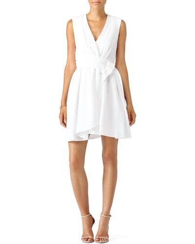 Carven Swift Sash Dress - White
