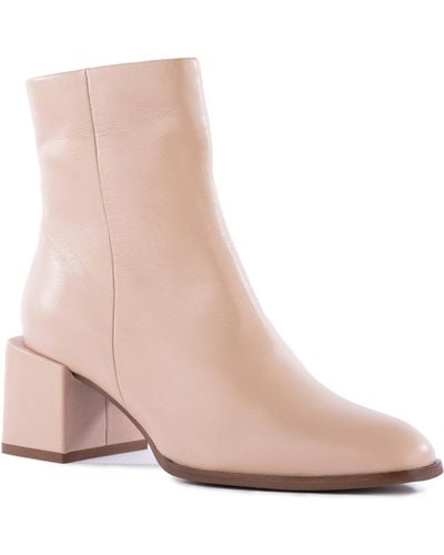 Seychelles Siesta Leather Round Toe Mid-calf Boots - Pink