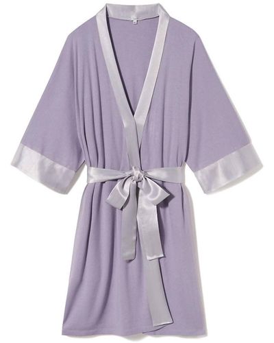 PJ Harlow Shala Knit Robe - Purple