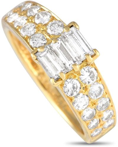Van Cleef & Arpels 18k Yellow 0.75ct Diamond Ring Vc12-051524 - Metallic