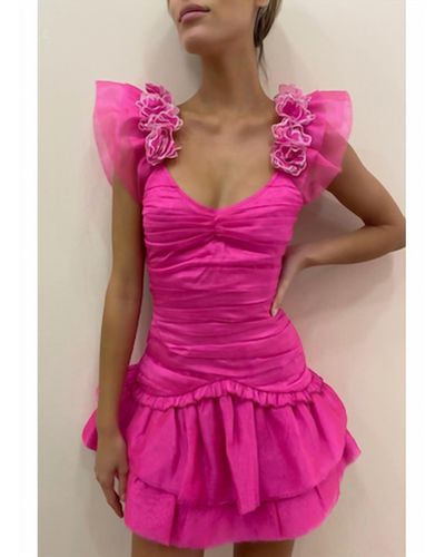 LoveShackFancy Chaya Dress - Pink