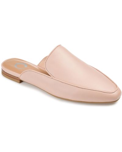 Journee Collection Collection Wide Width Akza Mule - Pink