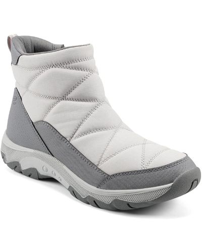 Easy Spirit Tru 2 Quilted Cold Weather Winter & Snow Boots - Gray
