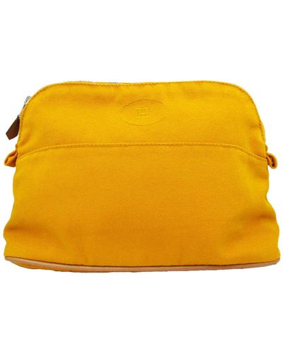 Hermès Bolide Cotton Clutch Bag (pre-owned) - Yellow