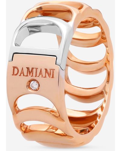 Damiani 18k Rose Gold And 18k White Gold - Pink