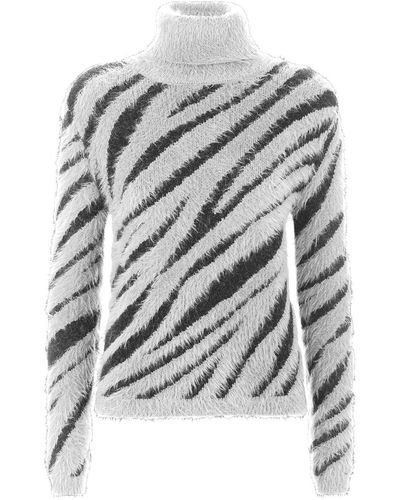 Imperfect Polyamide Sweater - Gray