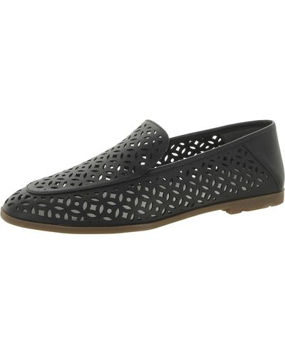 Franco Sarto Berta Faux Leather Slip On Loafers - Black