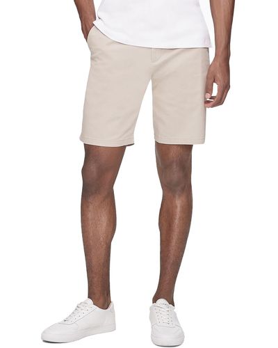 Calvin Klein Cotton Flex Casual Shorts - Natural