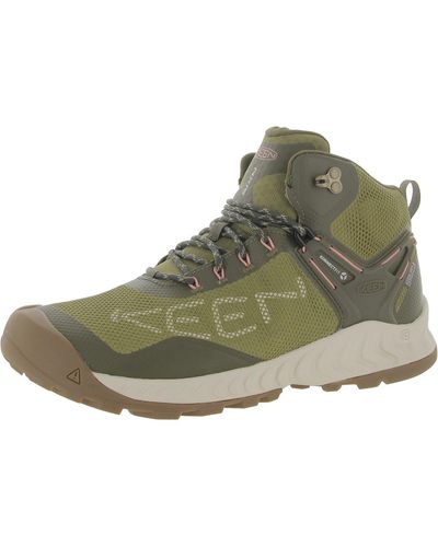 Keen Breathable Ankle Hiking Boots - Green