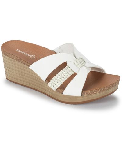 BareTraps Yadora Slide Sandals - White