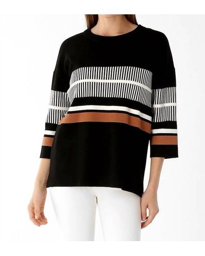 Lisette Margaret Multi-tone Sweater - Black