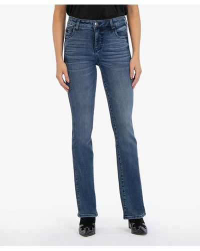 Kut From The Kloth Natalie High Rise Fab Ab Bootcut Jean - Blue