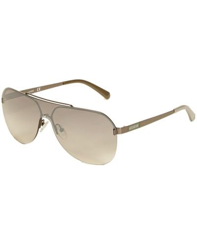 Guess Factory Rimless Shield Sunglasses - Multicolor