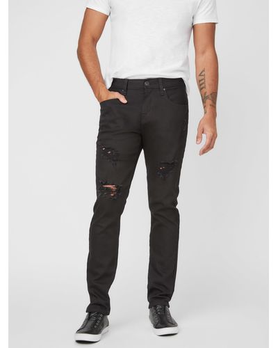 Guess Factory Halsted Tapered Slim Jeans - Gray