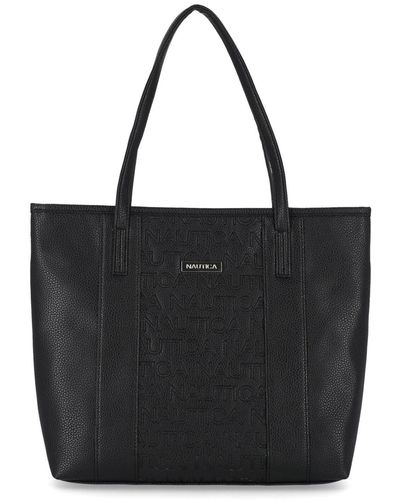 Nautica Wide Angle Tote Bag - Black