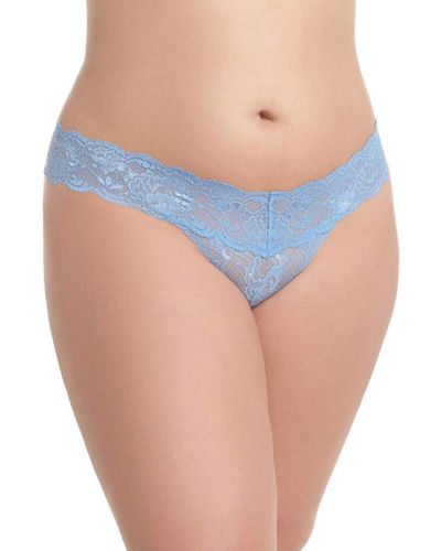 Cosabella Never Say Never Cutie Thong Panty - Blue