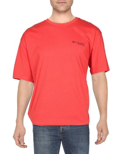 Columbia Graphic Crewneck T-shirt - Red