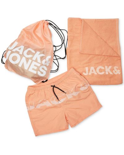 Jack & Jones Boardshorts Beachwear Swim Trunks - White