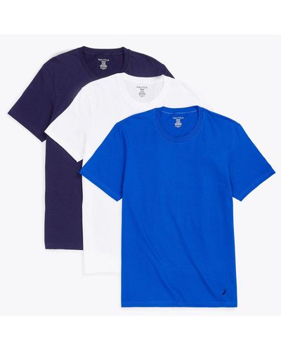 Nautica Crew T-shirts - Blue