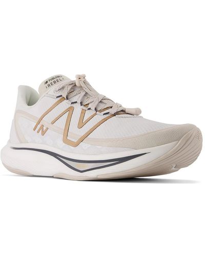 New Balance Fuelcell Rebel V3 Permafrost Fitness Workout Running & Training Shoes - White