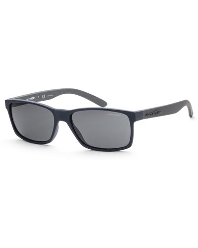 Arnette 58mm Rubber Navy Sunglasses An4185-218887-58 - Gray
