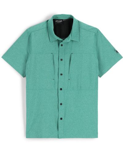 Spyder Canyon Short Sleeve Shirt - Verdant Green