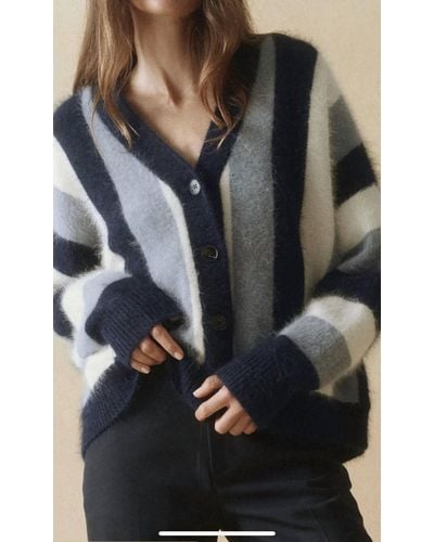 The Great The Fluffly Slouch Cardigan - Gray
