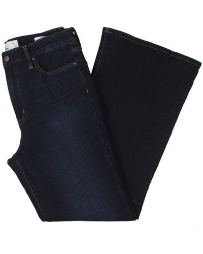 Sam Edelman Bay High Rise Trouser Flare Jeans - Blue