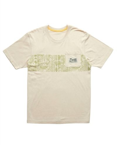 Howler Brothers South Seas Stripe Pocket T-shirt - Natural