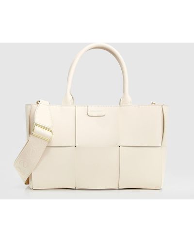 Belle & Bloom Long Way Home Woven Tote - Natural