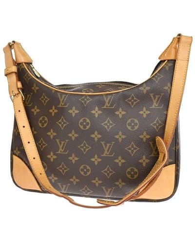 Louis Vuitton Boulogne Canvas Shoulder Bag (pre-owned) - Gray