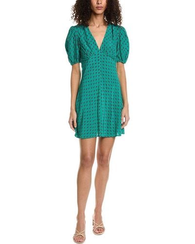 STAUD Milla Mini Dress - Green