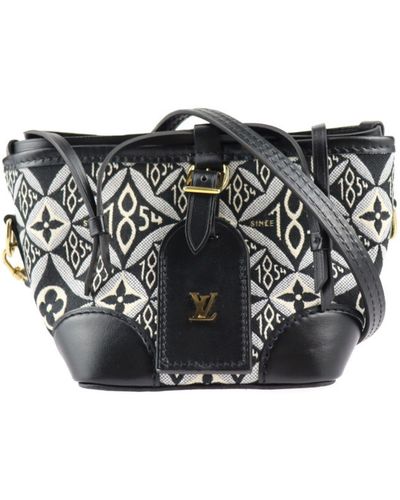 Louis Vuitton Noe Leather Shoulder Bag (pre-owned) - Black