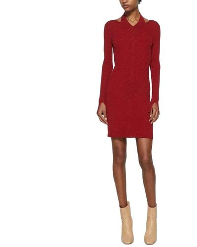 Jonathan Simkhai Alejandra Twisted Cable Dress - Red