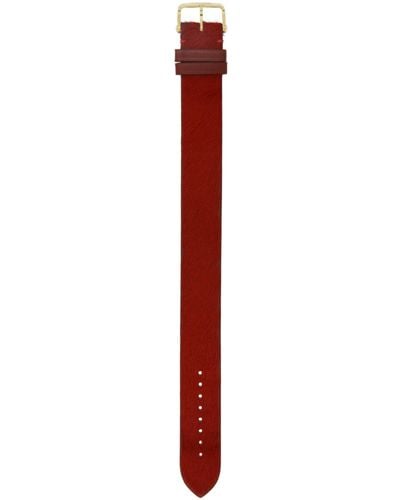 Tom Ford Leather Strap - Red