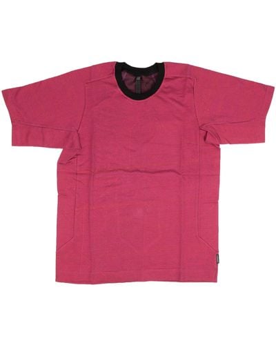 BYBORRE Fuschia Short Sleeve T-shirt - Pink