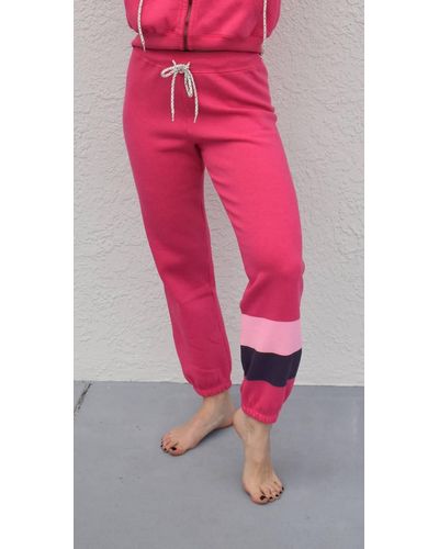 Sundry Stripe jogger - Pink