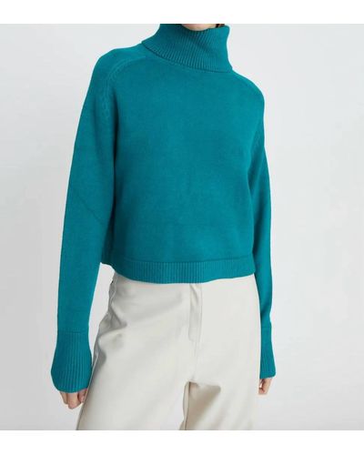 DELUC Pugliese Turtleneck Sweater - Blue