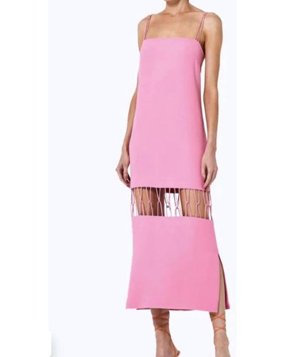 Alexis Miah Dress In Primrose - Pink