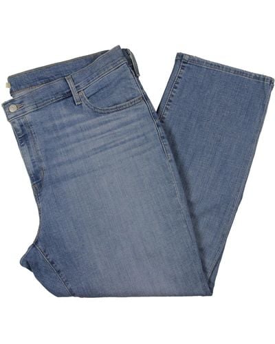 Levi's Plus 724 High Rise Slim Straight Leg Jeans - Blue