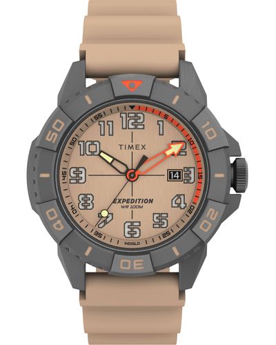 Timex 42mm Silicone Watch Tw2v40900jr - Gray