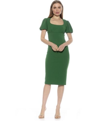 Alexia Admor Shiloh Dress - Green