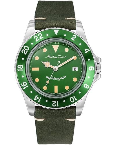 Mathey-Tissot Vintage Dial Watch - Green