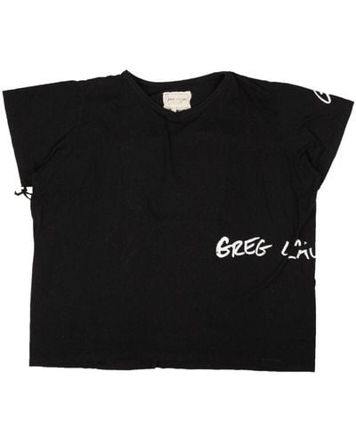 Greg Lauren Deconstructed T-shirt - Black
