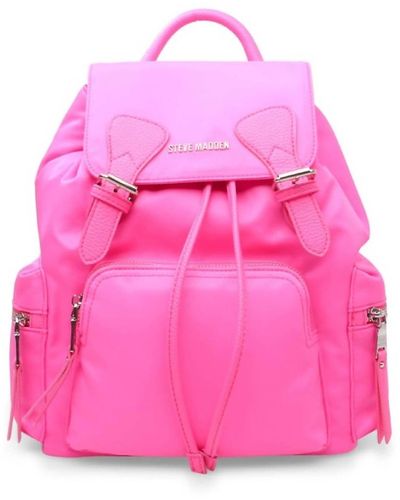 Steve Madden Wild Pocket Backpack - Pink