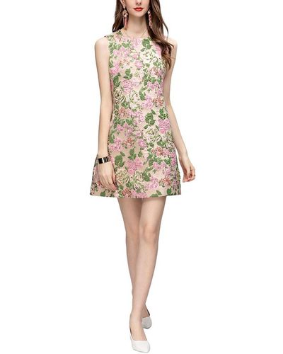 BURRYCO Sleeveless Mini Dress - Natural